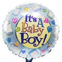 Boeketcadeau It's baby a boy ballon