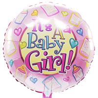 Boeketcadeau It's a baby girl ballon