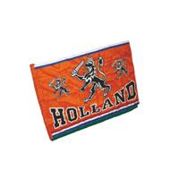 Oranje Holland thema vlag van 70 x 100 cm -