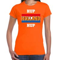 Bellatio Oranje t-shirt Holland / Nederland supporter hup Holland up EK/ WK voor dames