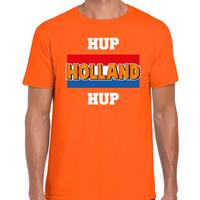 Bellatio Oranje t-shirt Holland / Nederland supporter hup Holland up EK/ WK voor heren
