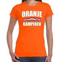 Bellatio Oranje t-shirt Holland / Nederland supporter oranje kampioen EK/ WK voor dames