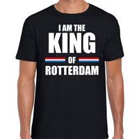 Bellatio Koningsdag t-shirt I am the King of Rotterdam zwart voor heren