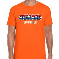 Bellatio Oranje t-shirt Holland / Nederland supporter EK/ WK voor heren