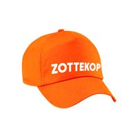 Bellatio Zottekop fun pet oranje voor volwassenen