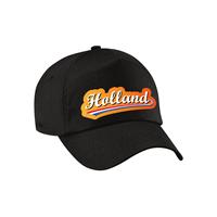 Bellatio Holland fan pet / cap zwart voor kinderen
