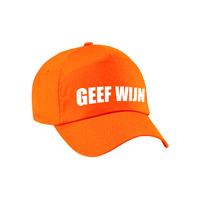 Bellatio Geef wijn fun pet oranje voor volwassenen