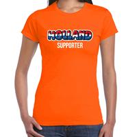 Bellatio Oranje fan t-shirt Holland / Nederland supporter EK/ WK voor dames
