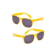 10x stuks voordelige gele party zonnebril -