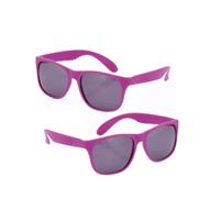 10x stuks voordelige paarse party zonnebril -