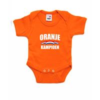 Bellatio Oranje kampioen romper voor babys Holland / Nederland supporter -