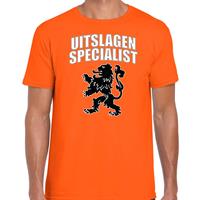 Bellatio Uitslagen specialist met leeuw oranje t-shirt Holland / Nederland supporter EK/ WK voor heren