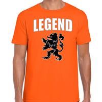 Bellatio Legend met leeuw oranje t-shirt Holland / Nederland supporter EK/ WK voor heren