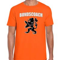Bellatio Bondscoach met leeuw oranje t-shirt Holland / Nederland supporter EK/ WK voor heren