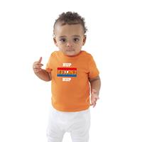 Bellatio Oranje t-shirt hup Holland hup Holland / Nederland supporter voor baby / peuters 60/66 (3-6 maanden) -