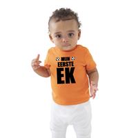 Bellatio Mijn eerste ek fan shirt voor babys Holland / Nederland / EK / WK supporter 60/66 (3-6 maanden) -