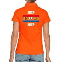 Bellatio Hup Holland hup oranje poloshirt Holland / Nederland supporter EK/ WK voor dames