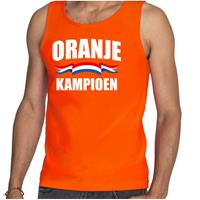 Bellatio Tanktop oranje kampioen Holland / Nederland supporter EK/ WK oranje voor heren