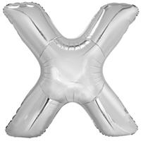 Amscan Briefballon X Folie 96 Cm Silber