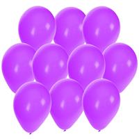 Shoppartners 30x stuks Paarse party ballonnen 27 cm -