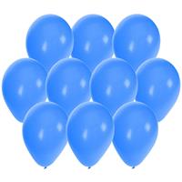 Shoppartners 30x stuks Blauwe party ballonnen 27 cm -