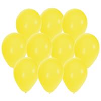 Shoppartners 30x stuks Gele party ballonnen 27 cm -