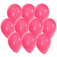 Shoppartners 30x stuks Roze party ballonnen 27 cm -