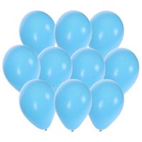 Shoppartners Lichtblauwe party ballonnen 45x stuks 27 cm -