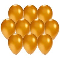 Shoppartners 40x stuks Gouden party ballonnen 27 cm -