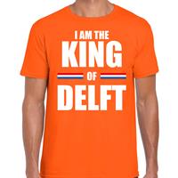 Bellatio I am the King of Delft Koningsdag t-shirt oranje voor heren