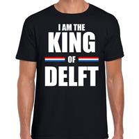Bellatio I am the King of Delft Koningsdag t-shirt zwart voor heren