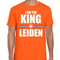 Bellatio I am the King of Leiden Koningsdag t-shirt oranje voor heren
