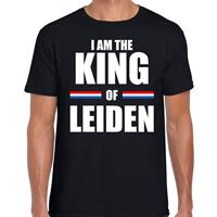 Bellatio I am the King of Leiden Koningsdag t-shirt zwart voor heren