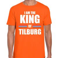 Bellatio I am the King of Tilburg Koningsdag t-shirt oranje voor heren