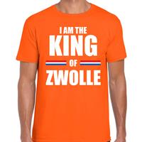 Bellatio I am the King of Zwolle Koningsdag t-shirt oranje voor heren