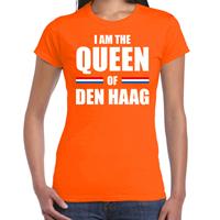 Bellatio I am the Queen of Den Haag Koningsdag t-shirt oranje voor dames
