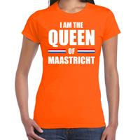 Bellatio I am the Queen of Maastricht Koningsdag t-shirt oranje voor dames