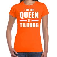 Bellatio I am the Queen of Tilburg Koningsdag t-shirt oranje voor dames