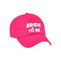 Bellatio 1x Roze vrijgezellenfeest petje Bride To Be dames -