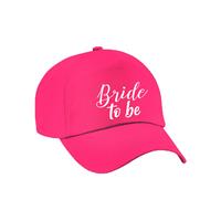 Bellatio 1x Roze vrijgezellenfeest petje Bride To Be sierlijk dames -