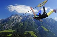 Jochen Schweizer Flying Fox XXL im Salzburger Land mit Video