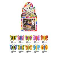 Huismerk 60 Stuks - Wegschiet Vlinders - In Traktatiebox - Uitdeelcadeautjes - Vlinder - Traktatie voor kinderen - Jongens - Meisjes