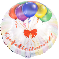 Boeketcadeau Heliumballon gefeliciteerd