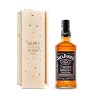 YourSurprise Whiskey in gegraveerde kist - Jack Daniels