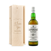 YourSurprise Whisky in gegraveerde kist - Laphroaig 10 Years