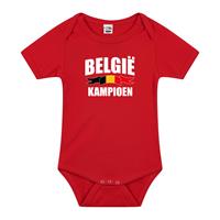 Bellatio Belgie kampioen fan rompertje rood EK/ WK voor babys -