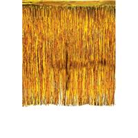 Luxe goud deurgordijn 245 x 300 cm -