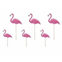 Flamingo Cocktailprikkers 18 Stuks - Kaasprikkertjes