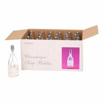 Bruiloft bellenblaas champagne flesjes 72x -