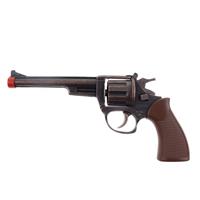 Funny Fashion Verkleed speelgoed revolver/pistool metaal 8 schots -